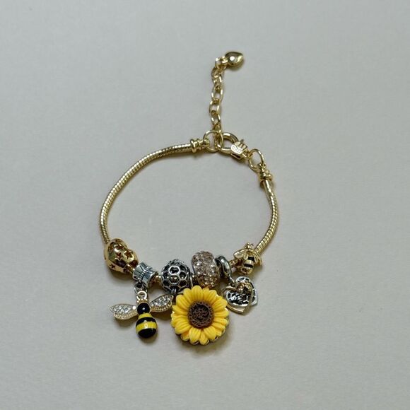 Sunflower Bracelet #1795 - Picture 4 of 5
